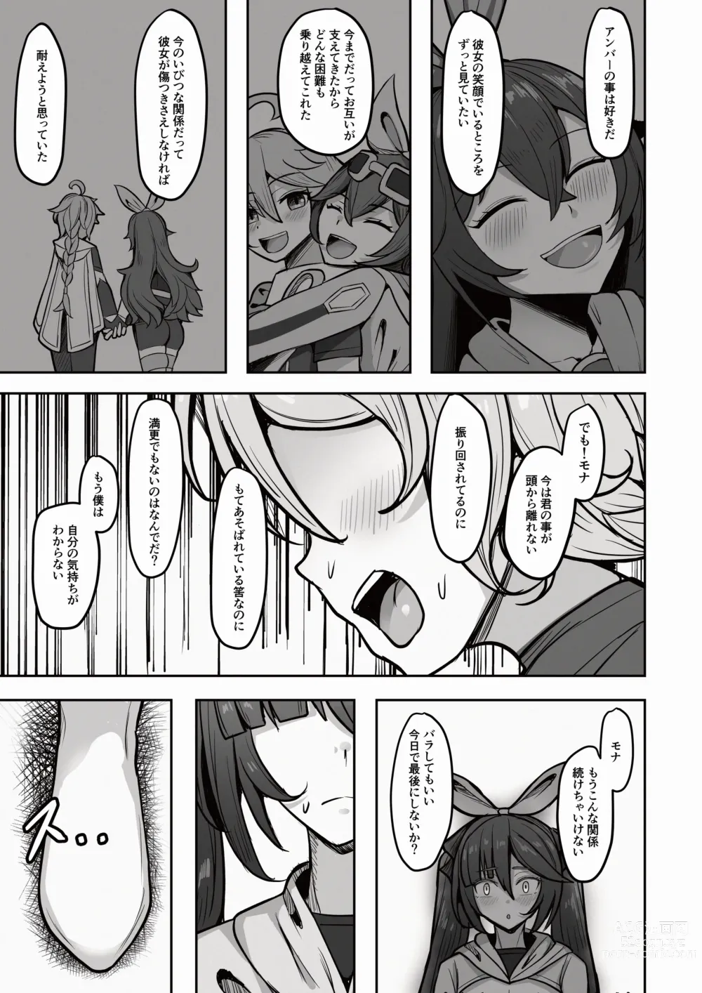 Page 16 of doujinshi Boku, Hontou wa Mona no Koto ga Suki nanda