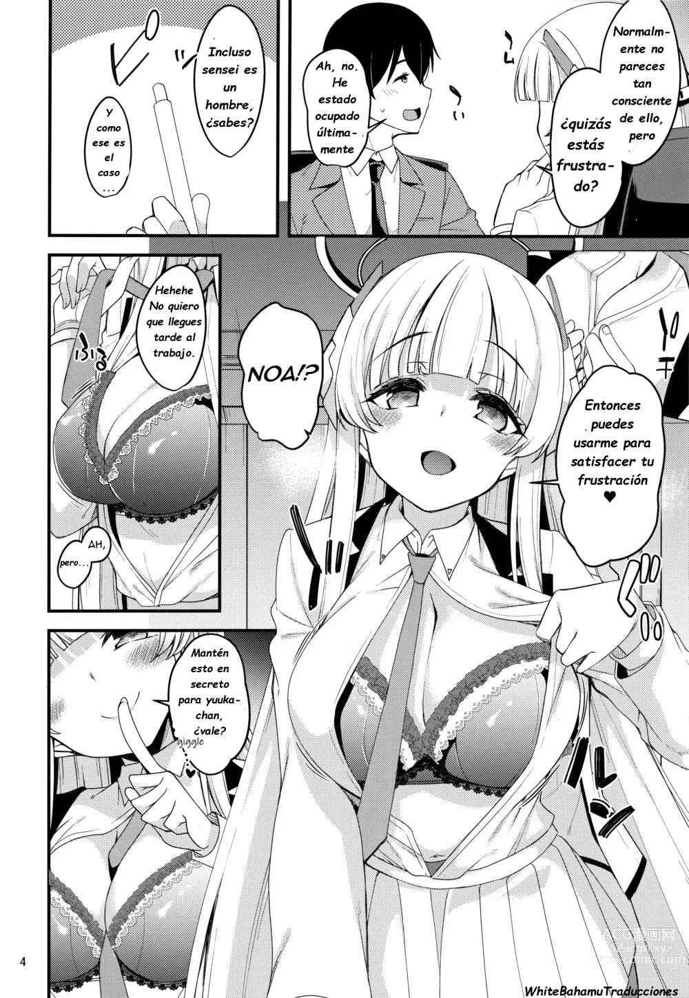 Page 3 of doujinshi Sensei Yuuka-chan ni wa Naisho desu yo?