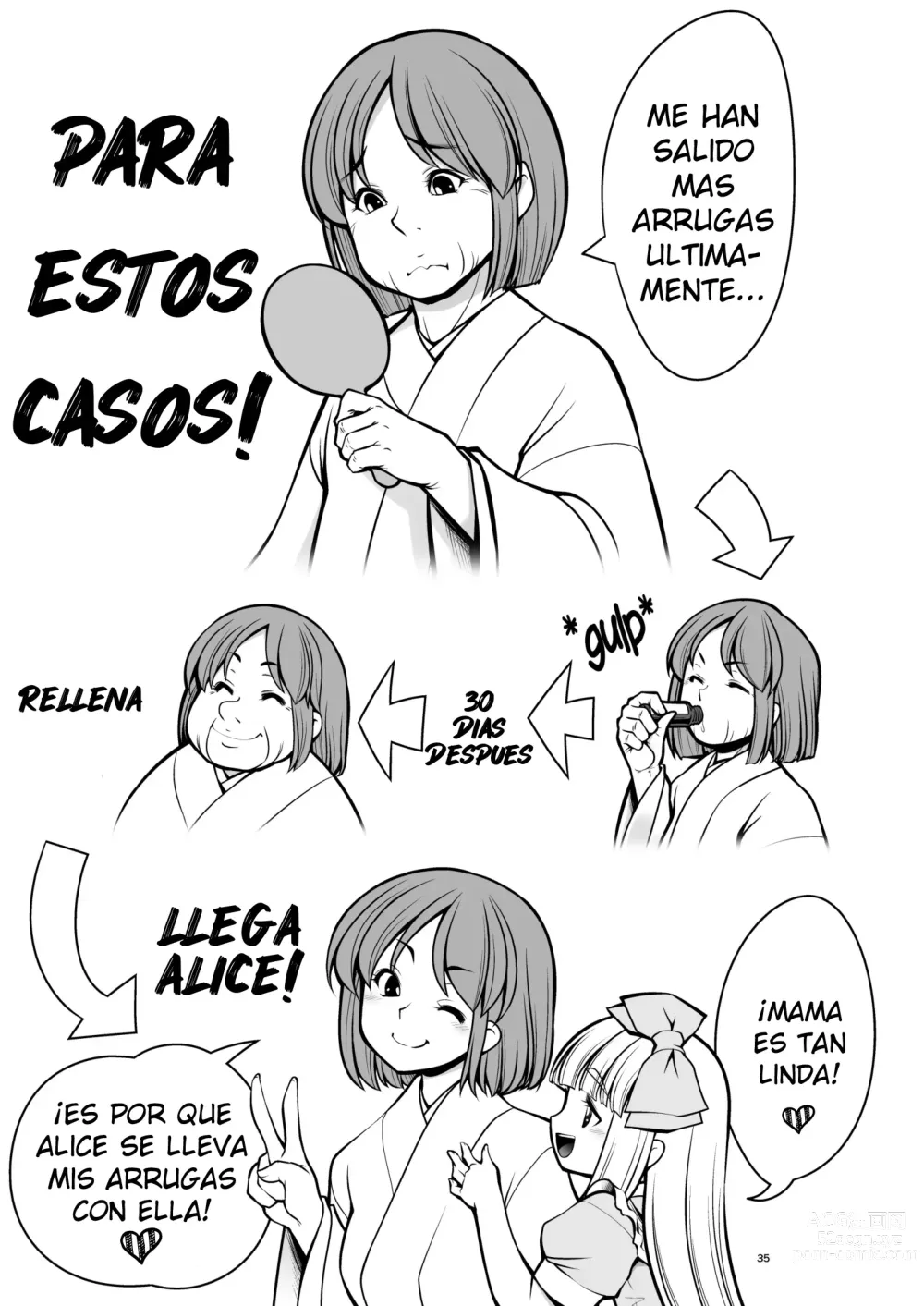 Page 33 of doujinshi Una misteriosa enfermedad que hace que todos sean papás y mamás de Alice