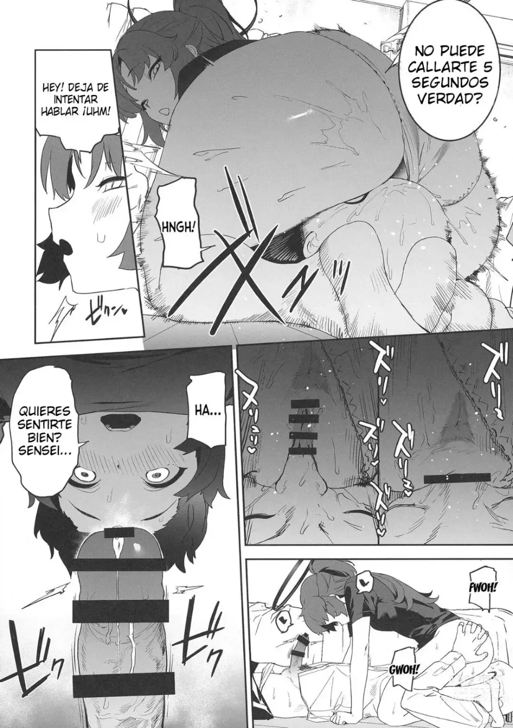 Page 10 of doujinshi Shimi Ase Yuuka no Mure Momo Manko