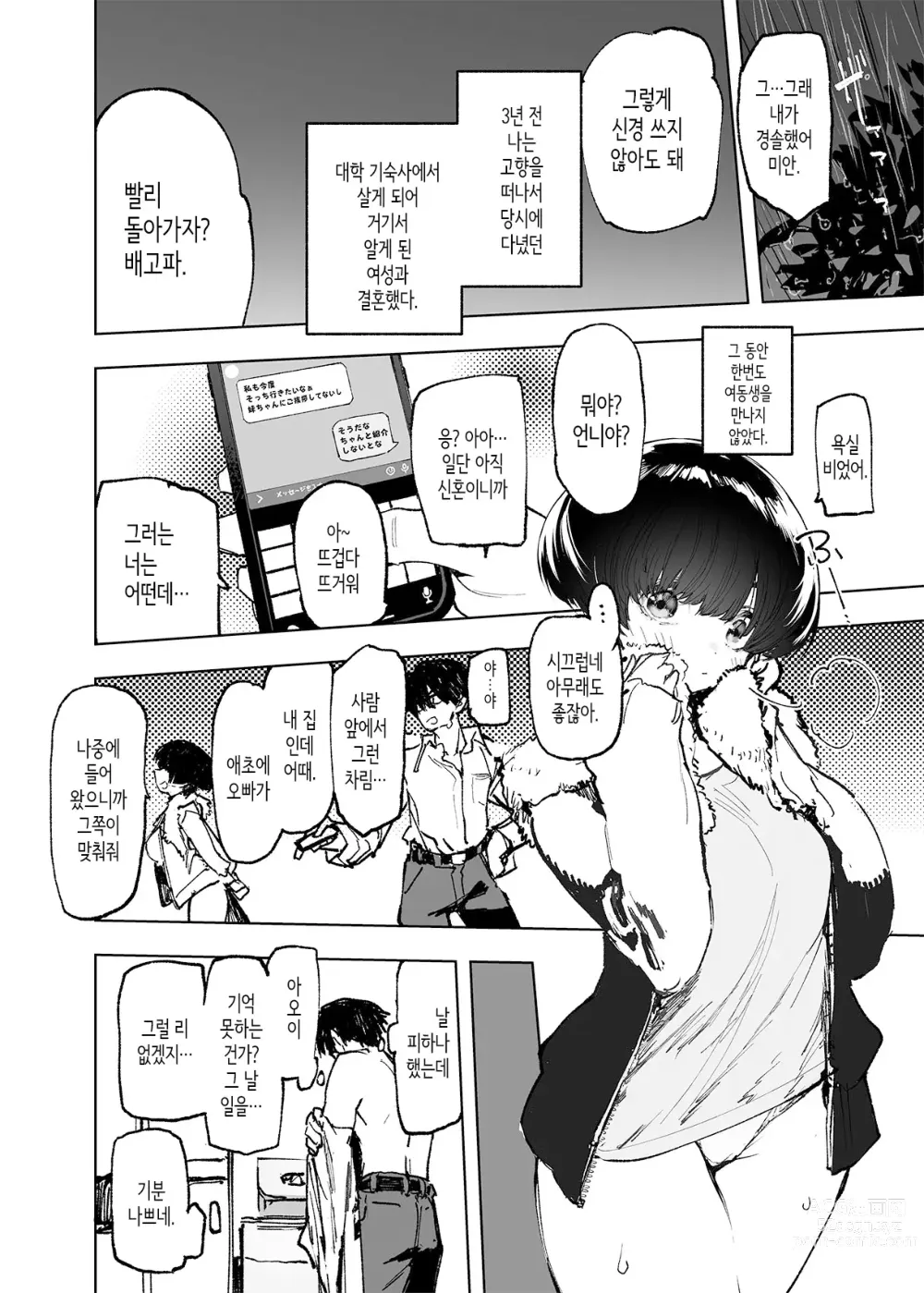 Page 8 of doujinshi 1년 후, 내 아이를 임신하는 여동생의 기록.