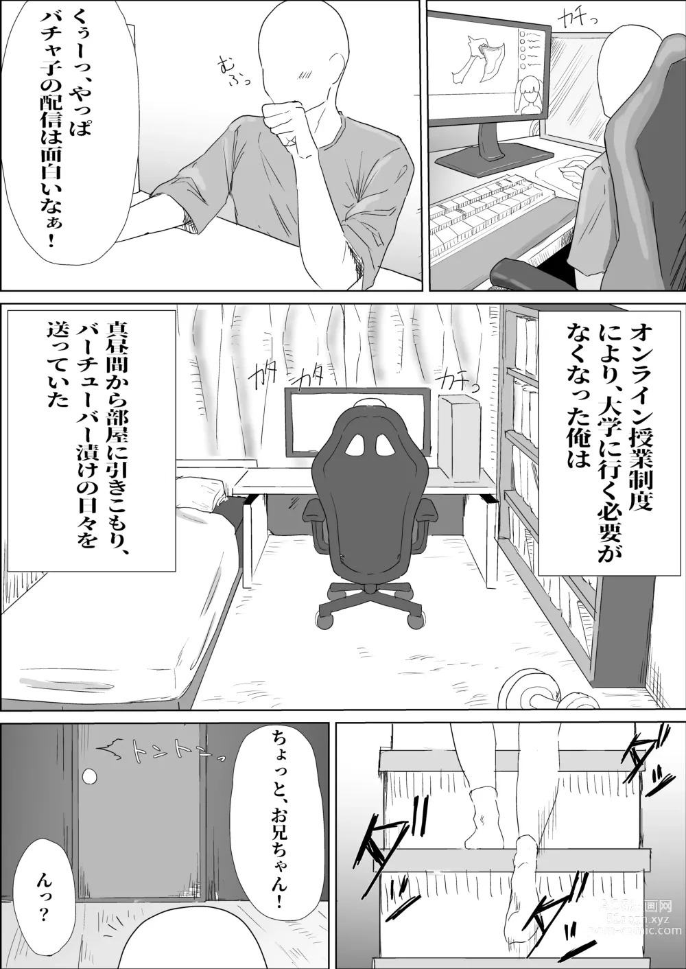 Page 2 of doujinshi Gakkou de wa Yuutousei na Imouto no Tomodachi wa, InCha na Ore no Dosukebe SeFri