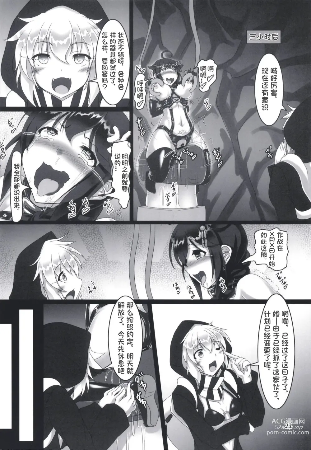 Page 21 of doujinshi Shigure Kikaishiki Jinmon -Boku no Nanokakan Zecchou-