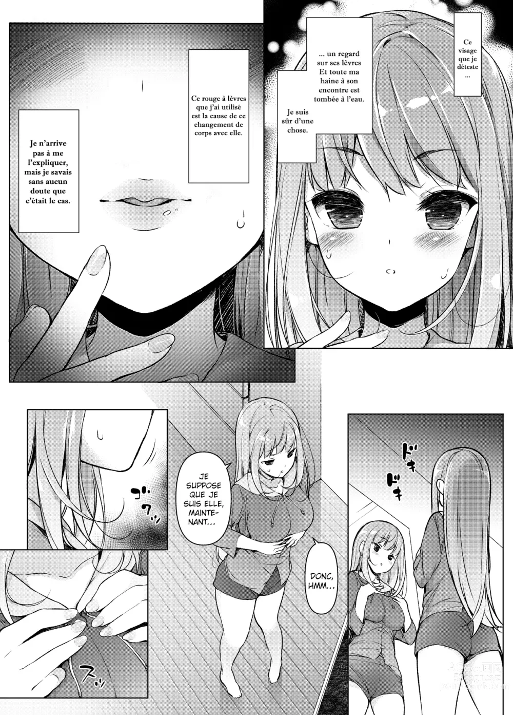 Page 8 of doujinshi J'ai échangé de corps avec ma harceleuse