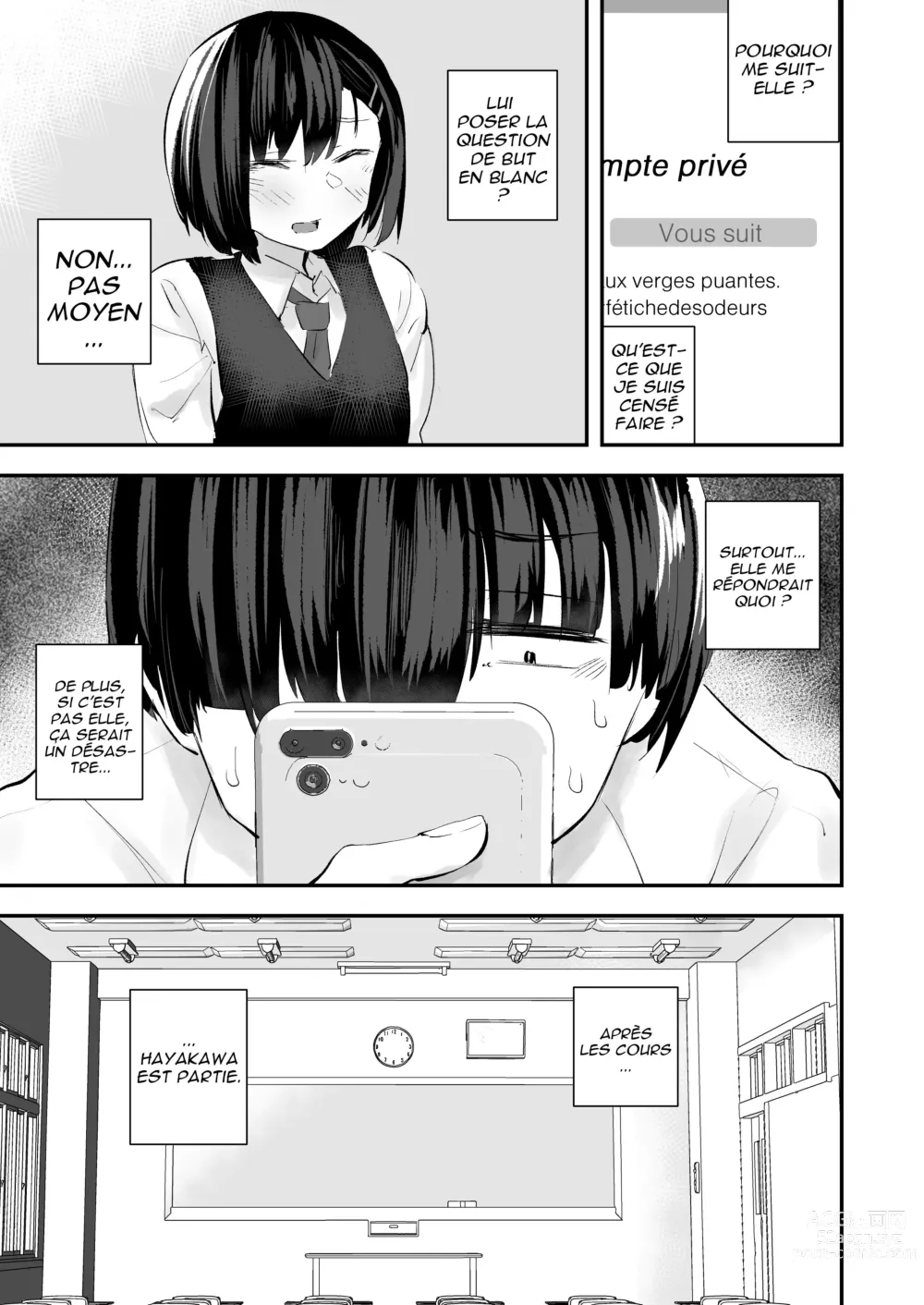 Page 20 of doujinshi Ma camarade de classe surfe sur le Net pour trouver des verges dégueulasses