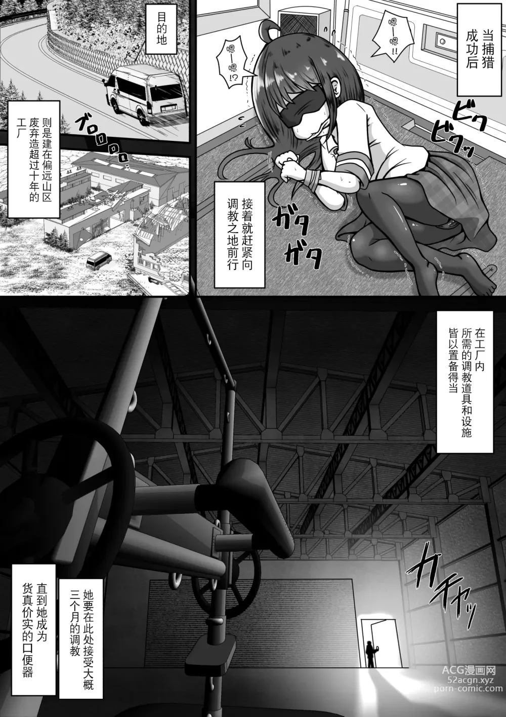 Page 3 of doujinshi Gekouchu no Onnanoko o Rachi shite Kuchibenki ni Choukyou Suru Ohanashi