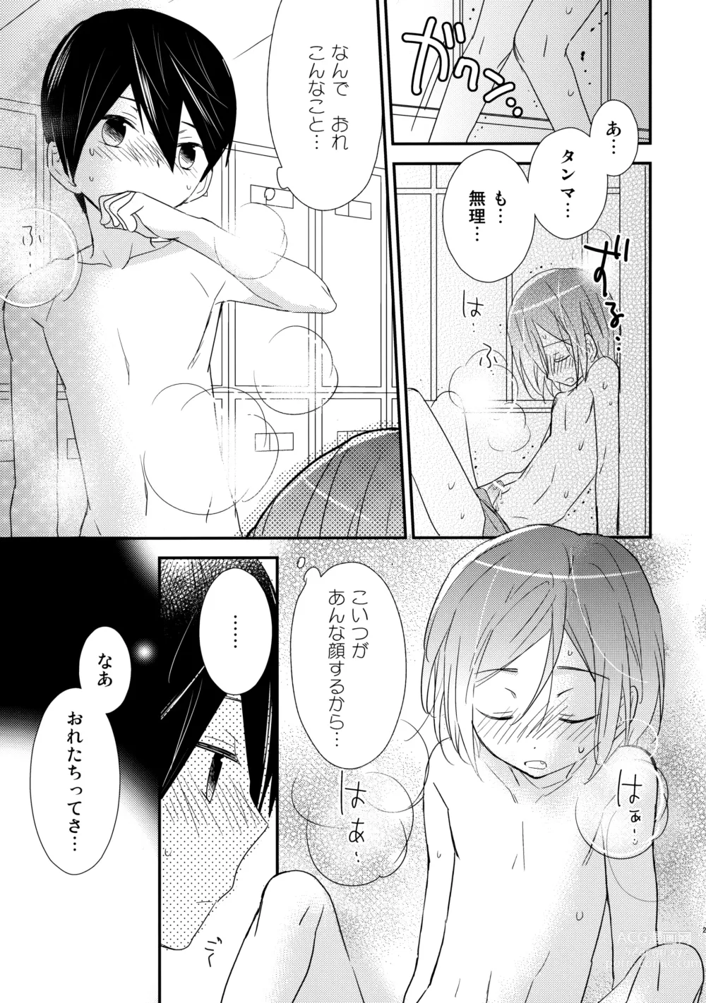 Page 20 of doujinshi Shishunki Chuuihou