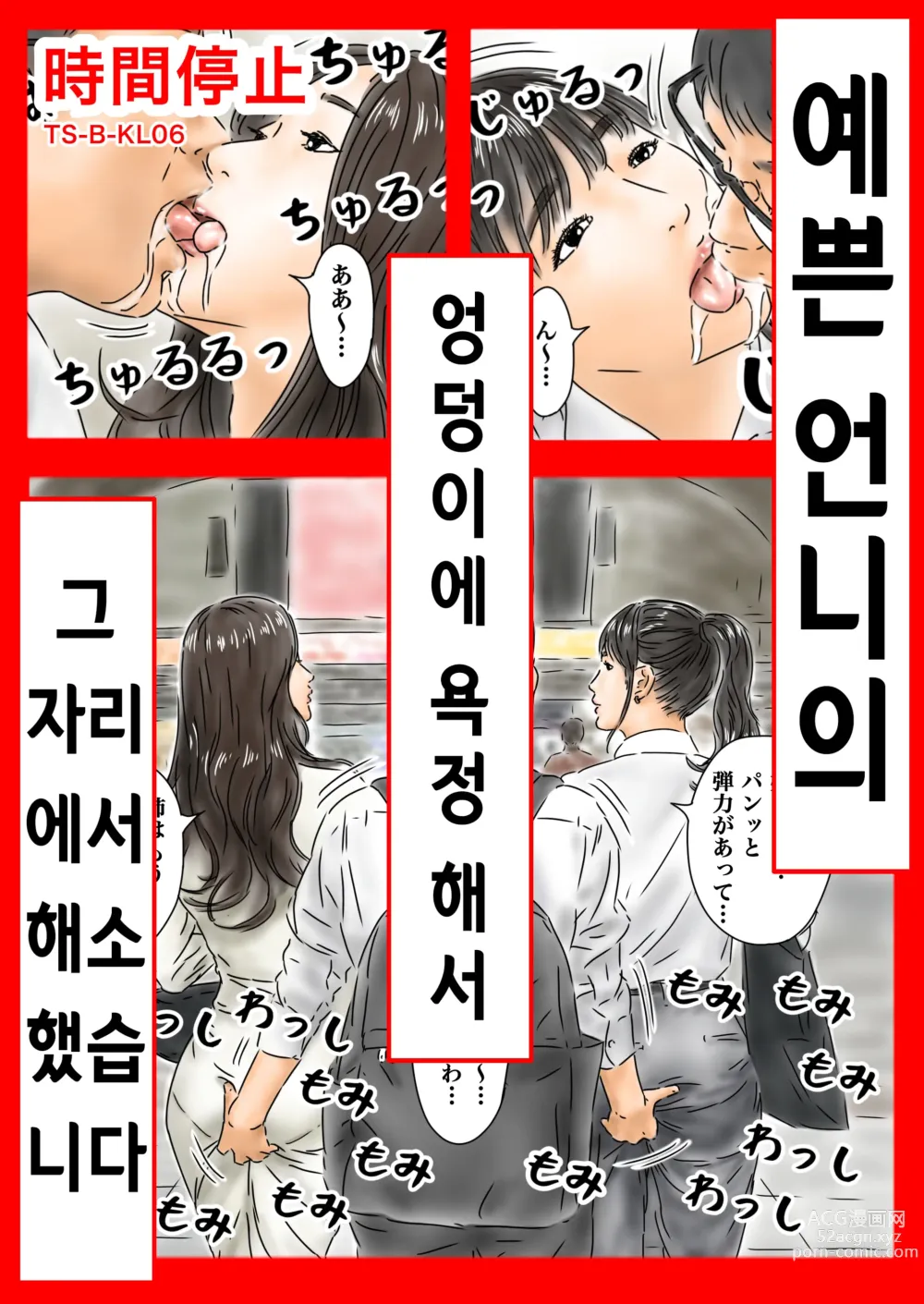 Page 1 of doujinshi 시간정지 예쁜 언니의 엉덩이에 욕정 해서 그 자리에서 해소했습니다