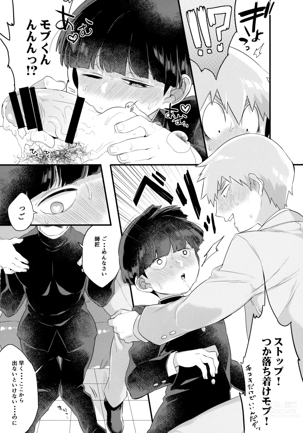 Page 9 of doujinshi ××× Shinai to de Rarenai Shitei.