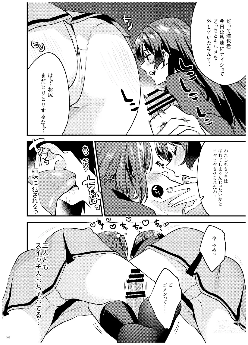 Page 103 of doujinshi Ane-Gimi Imouto-Gimi Bunkasai Soushuuhen