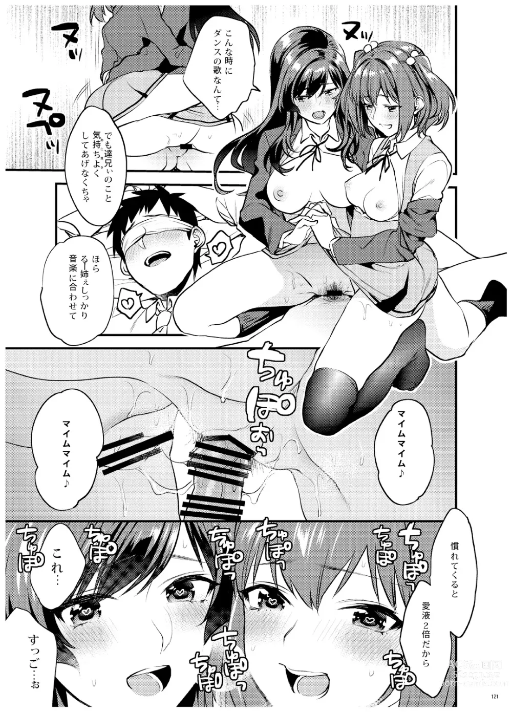 Page 122 of doujinshi Ane-Gimi Imouto-Gimi Bunkasai Soushuuhen