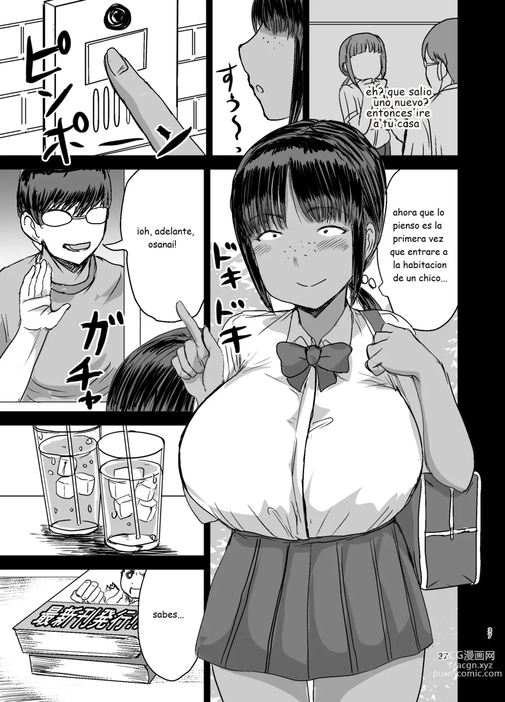 Page 38 of doujinshi Hice que mi Compañera de Pechos Grandes se Convirtiera en mi Amiga Sexual 01