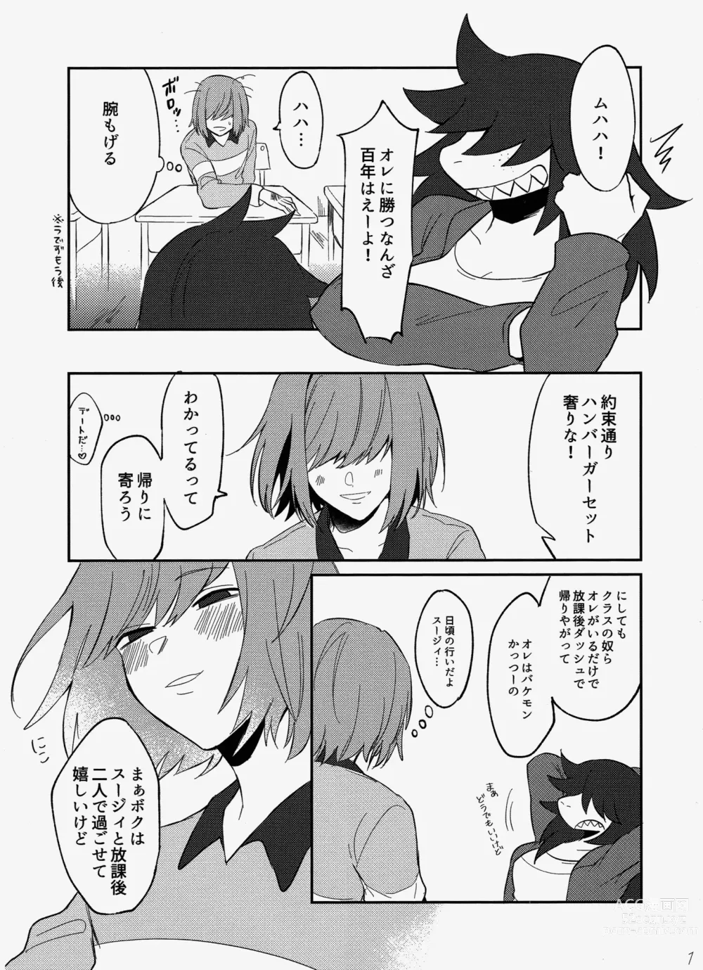 Page 2 of doujinshi Exclusive locker room