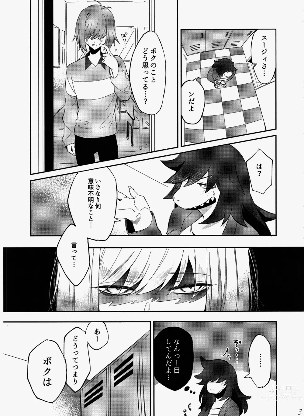 Page 4 of doujinshi Exclusive locker room