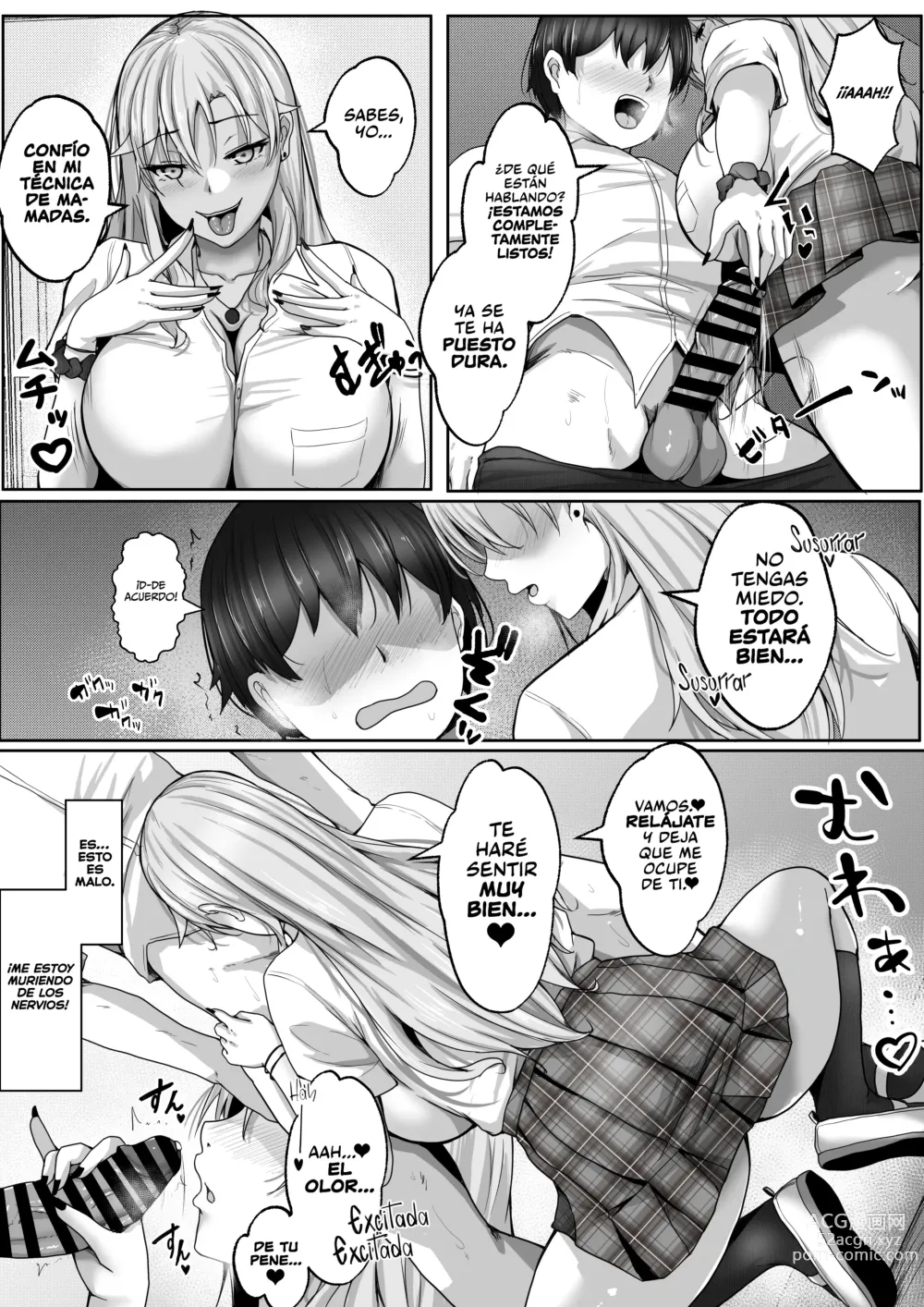 Page 7 of doujinshi Clases de Procreación: Una Popular Gyaru de mi Misma Clase Toma mi Virginidad Amablemente.