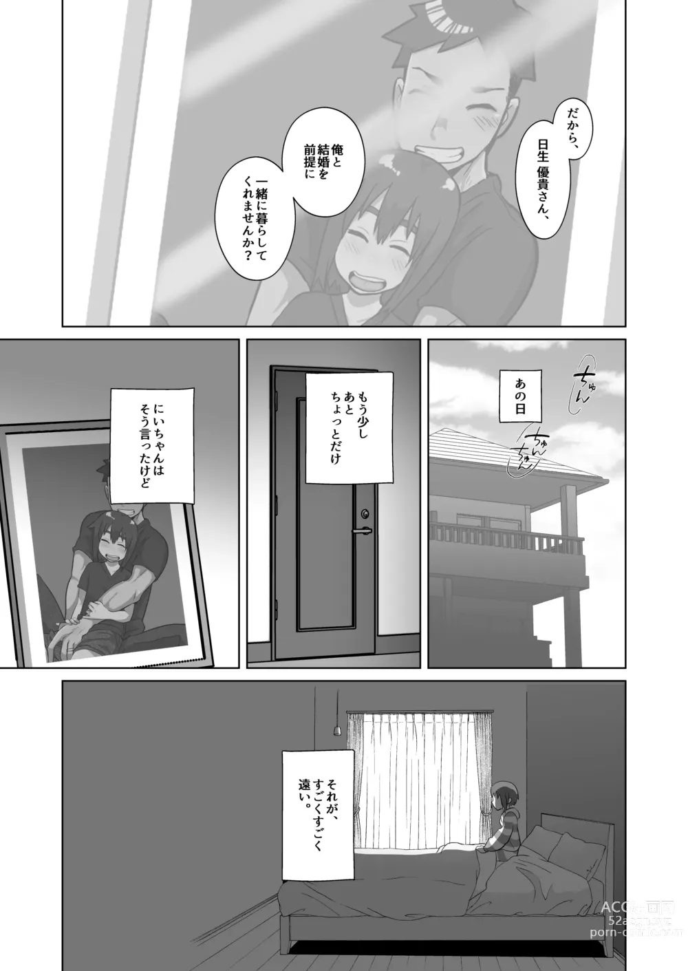 Page 5 of doujinshi Nii-chan, Ore Shiroi no Deta yo!