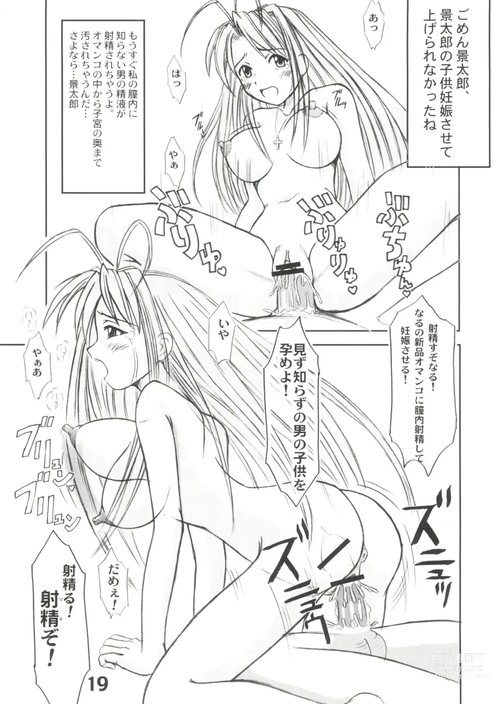 Page 19 of doujinshi Love Hina 8