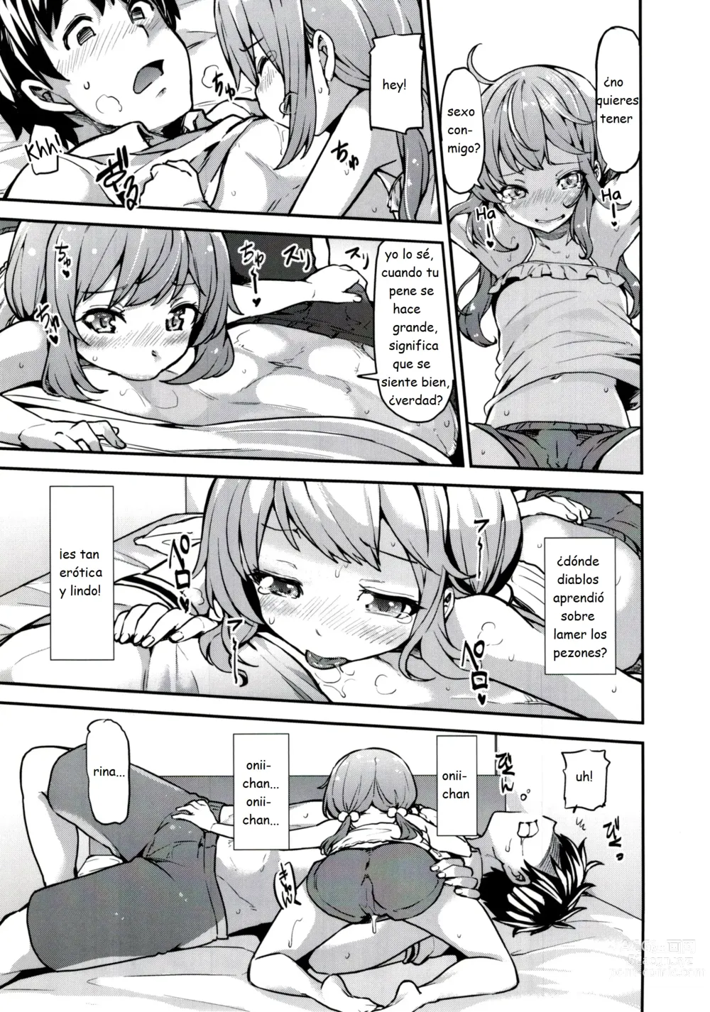 Page 8 of doujinshi Rina to Onii-chan no Ikenai Ojikan