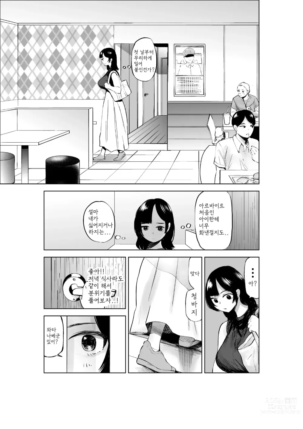 Page 22 of doujinshi 적극적인 아르바이트 선배 이야기