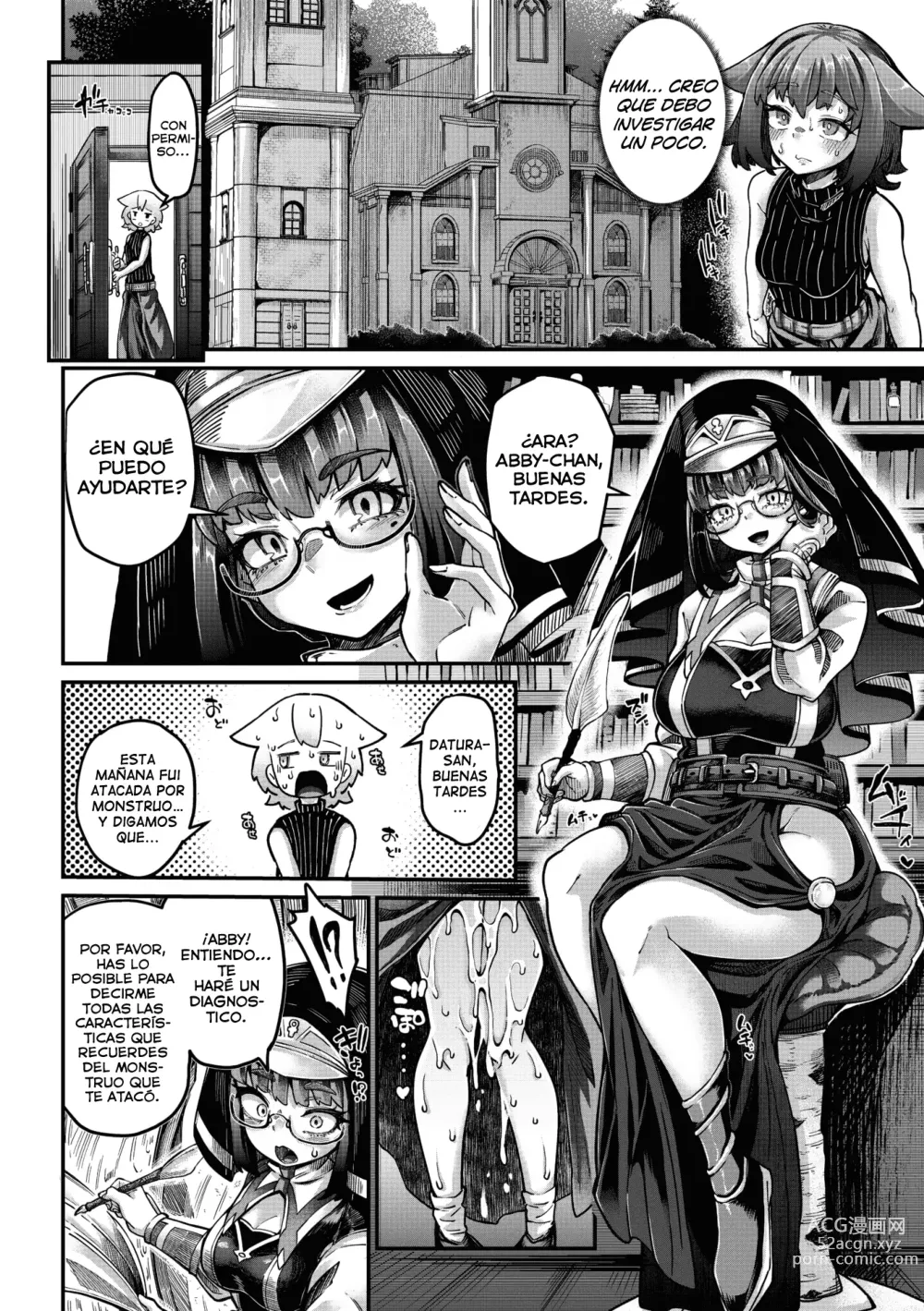 Page 20 of manga La guerrera y el tentáculo Cap 03 Monje-chan y Tentaculo Blindado-kun