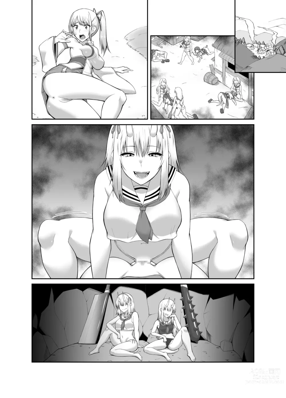 Page 73 of doujinshi Taimashi Daraku Osen ~Futanari ni Ochita Taima Miko wa Inran Mesu Oni-ka~