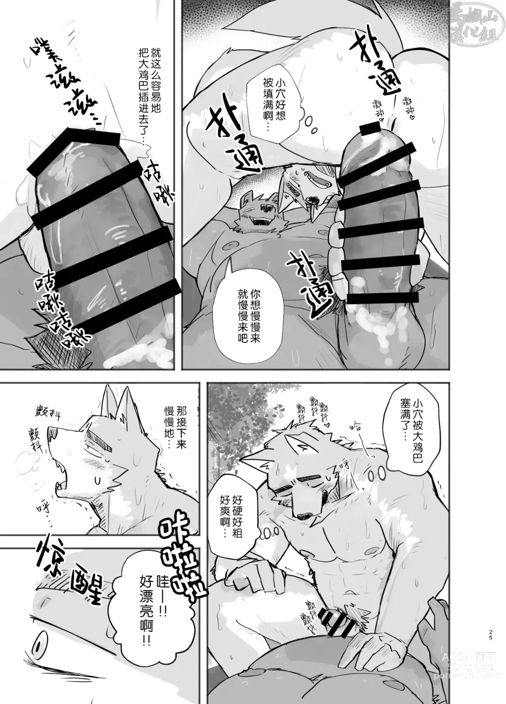 Page 25 of doujinshi 温泉野合时