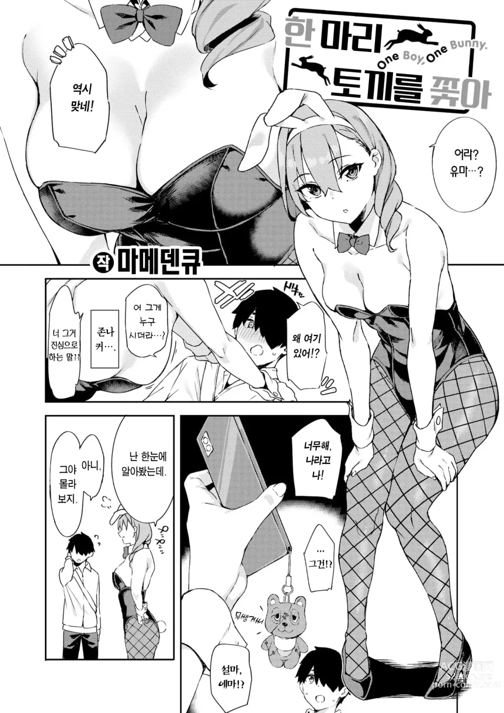 Page 3 of manga 한 마리 토끼를 쫓아 (decensored)