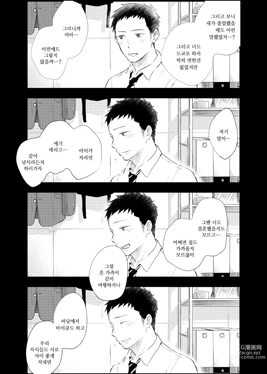 Page 40 of doujinshi 선배를 요바이한 이야기.