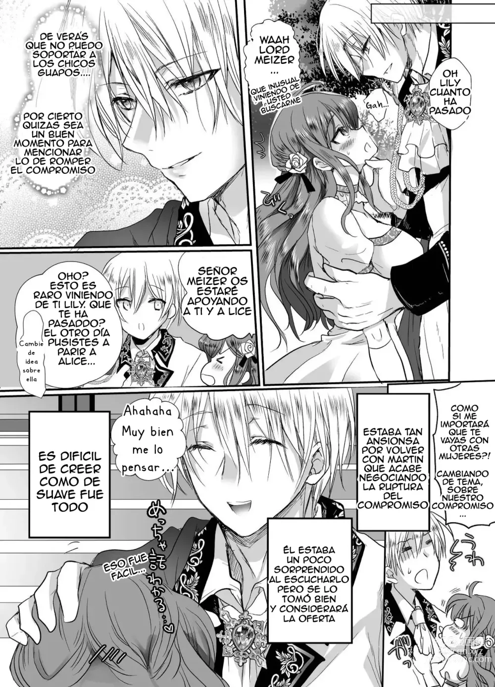 Page 16 of doujinshi Colegiala fangirl de NPCs reencarna como la hija de la villana ~La Tragedia~ Parte 1