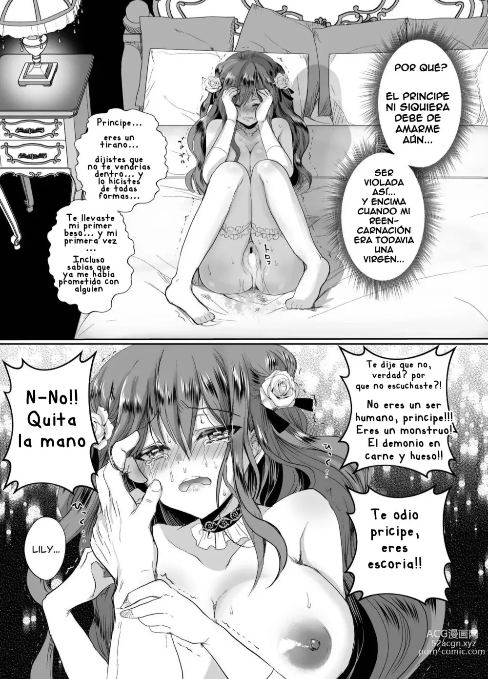 Page 38 of doujinshi Colegiala fangirl de NPCs reencarna como la hija de la villana ~La Tragedia~ Parte 1