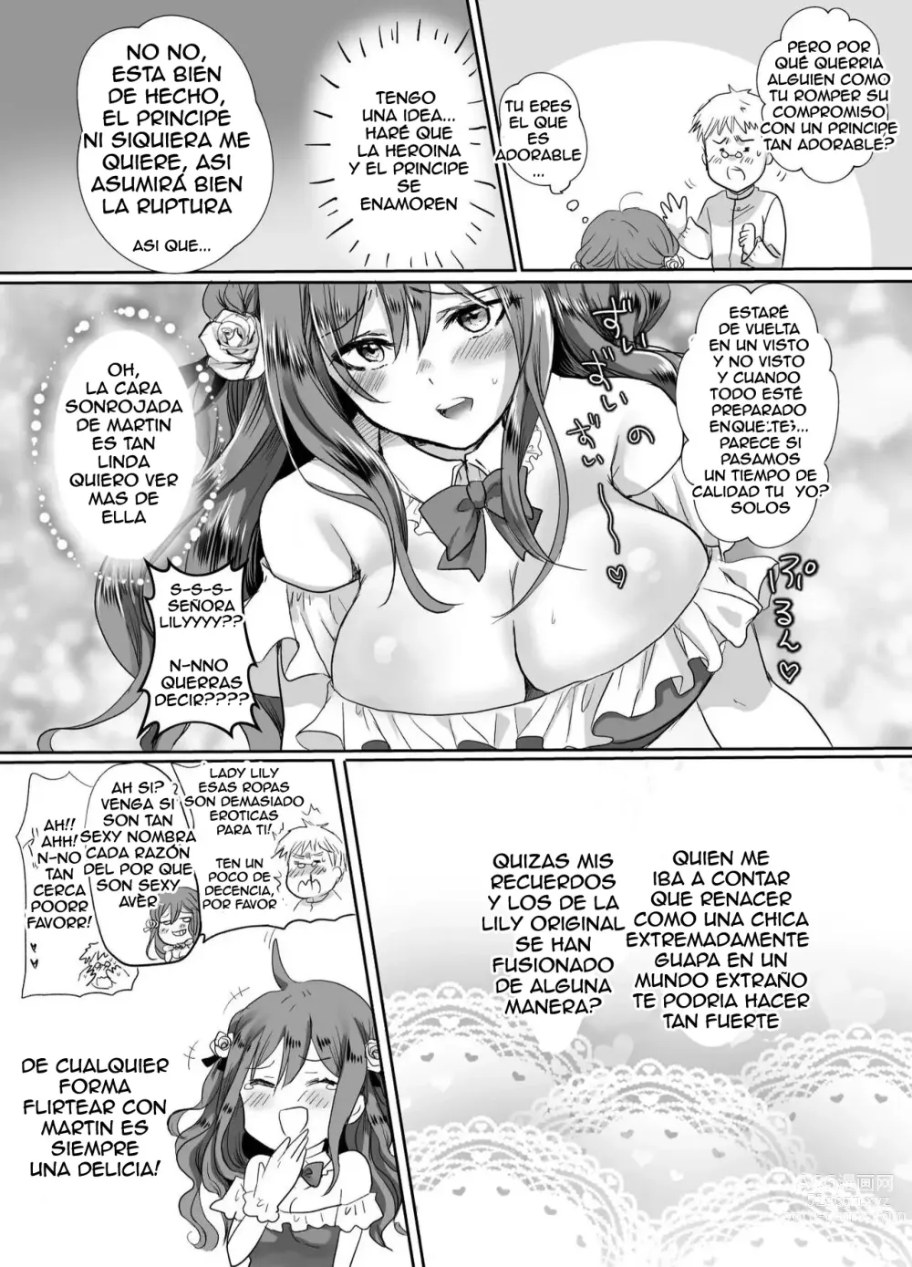 Page 10 of doujinshi Colegiala fangirl de NPCs reencarna como la hija de la villana ~La Tragedia~ Parte 1