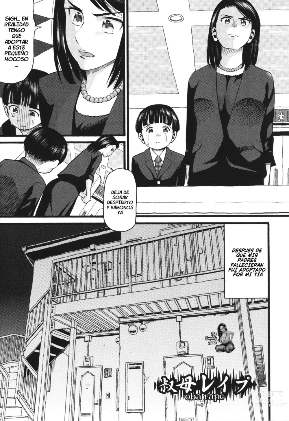 Page 1 of manga Oba Rape