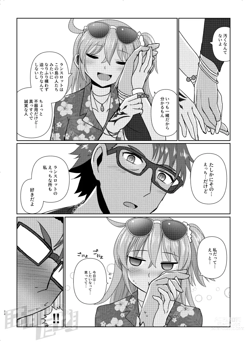 Page 22 of doujinshi Kencelo to Master in Dosukeberu Luluhawa