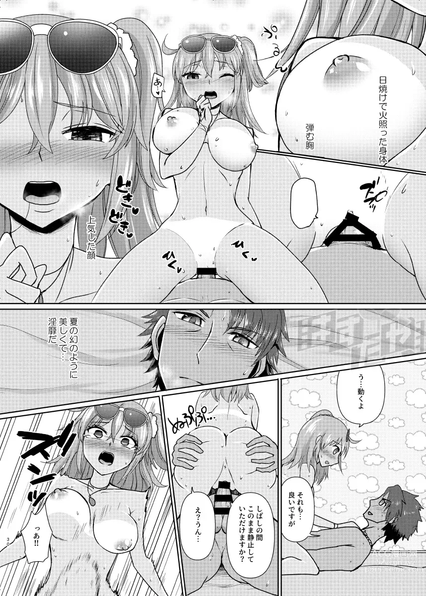 Page 28 of doujinshi Kencelo to Master in Dosukeberu Luluhawa