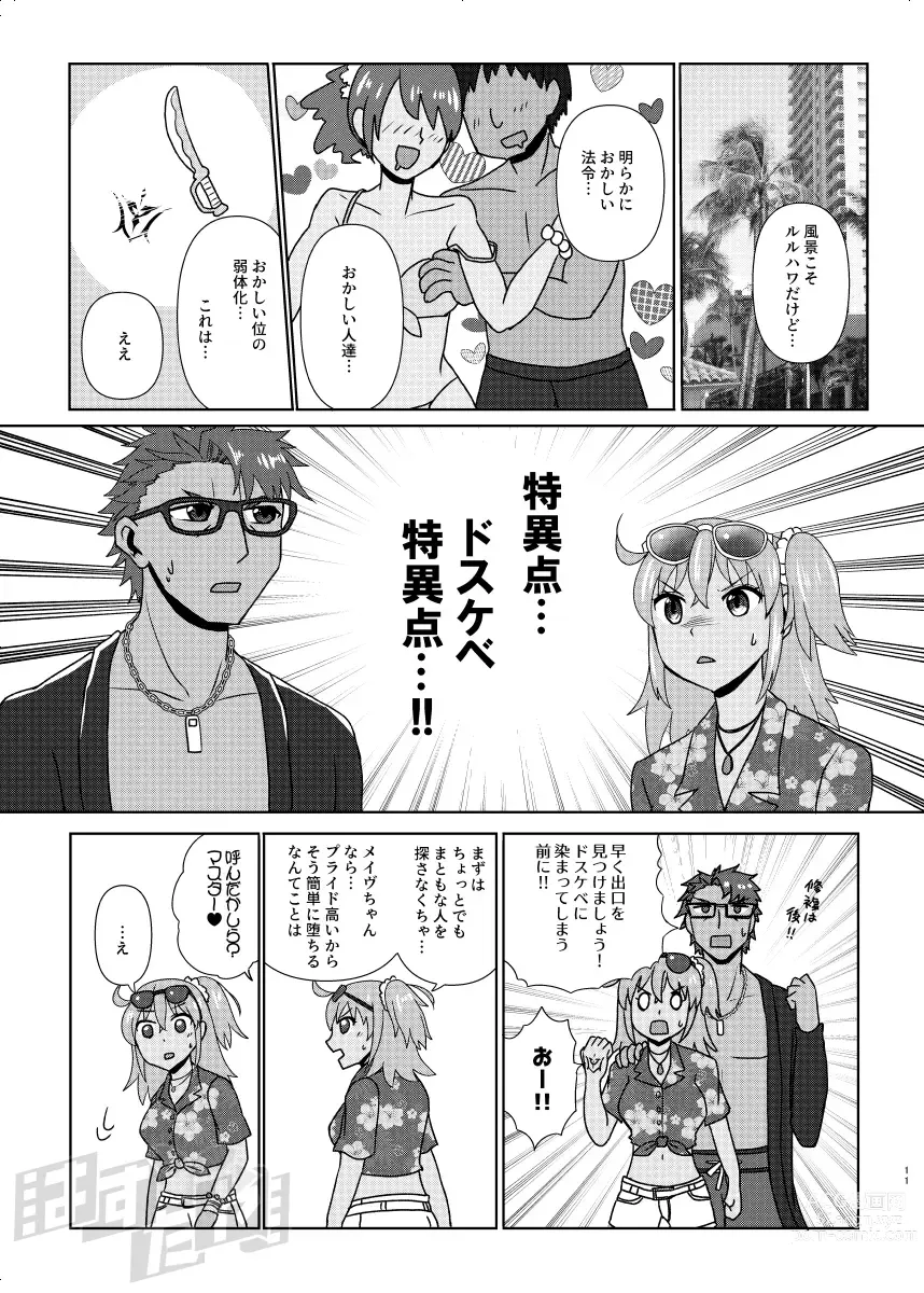 Page 9 of doujinshi Kencelo to Master in Dosukeberu Luluhawa