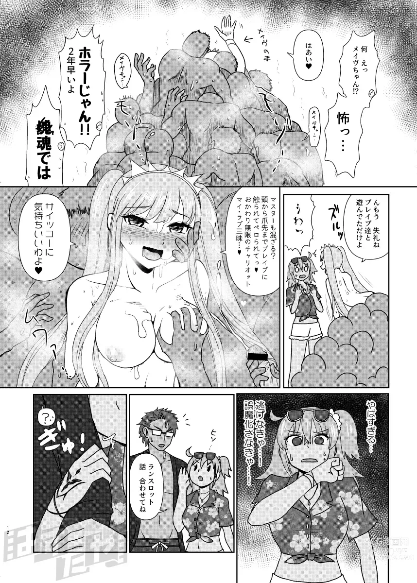 Page 10 of doujinshi Kencelo to Master in Dosukeberu Luluhawa