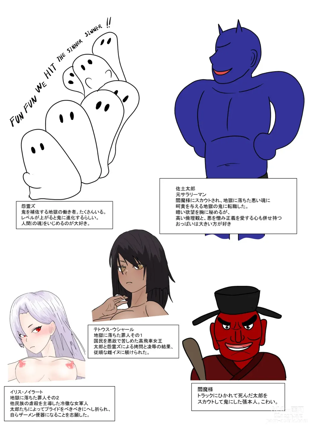 Page 3 of doujinshi Jigoku no Oni ni Natta node Goumon Shite Mita 3