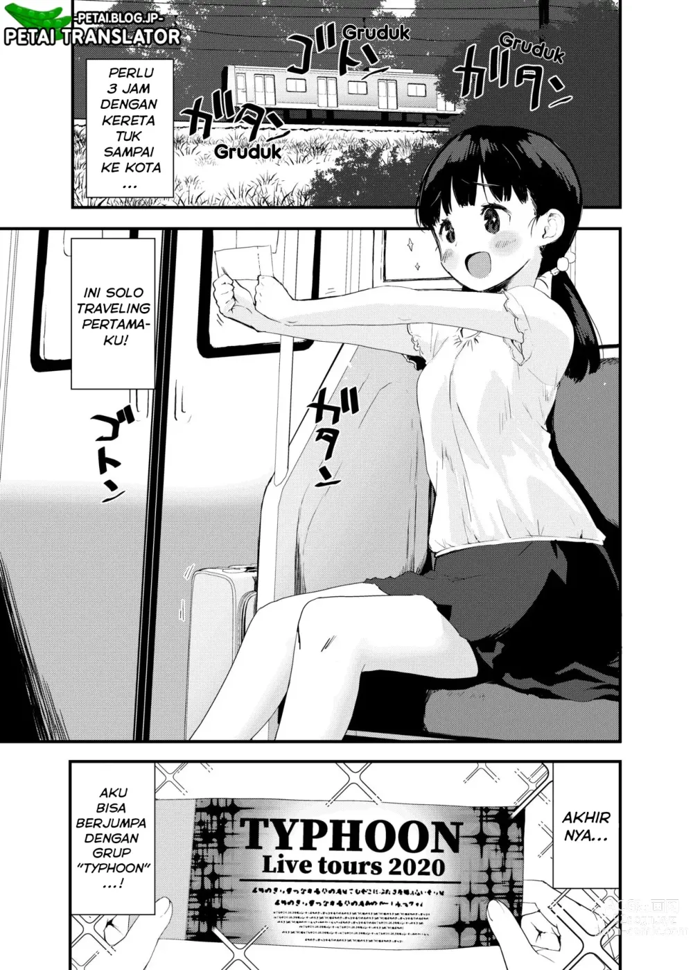 Page 2 of doujinshi Inaka Musume Abunai Minpaku~ Ippaku Futsuka Seishi Tsuki~ Bahasa Indonesia