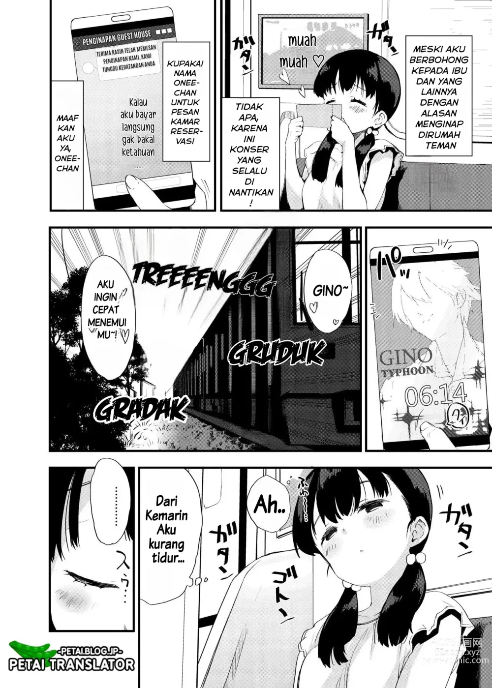 Page 3 of doujinshi Inaka Musume Abunai Minpaku~ Ippaku Futsuka Seishi Tsuki~ Bahasa Indonesia