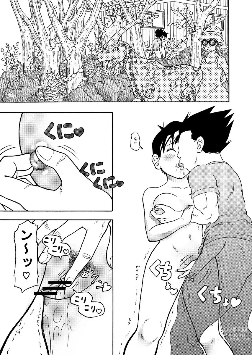 Page 6 of doujinshi Videl-san to to Osoto de Ecchi!