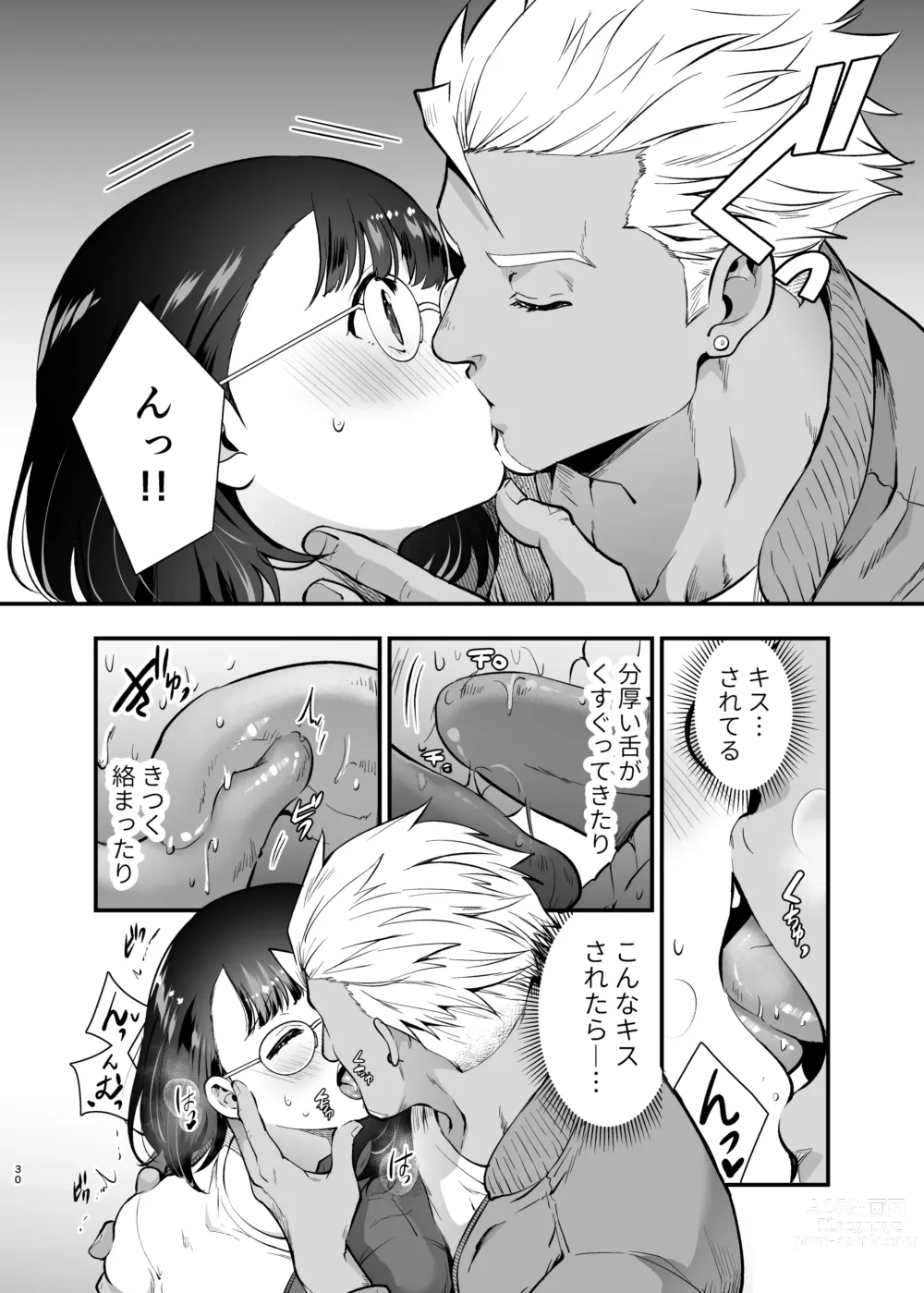 Page 30 of doujinshi Seiyoku o Moteamasu Jimi de Nekura na Watashi ga Gatenkei Joushi ni Taberareru 3-kakan