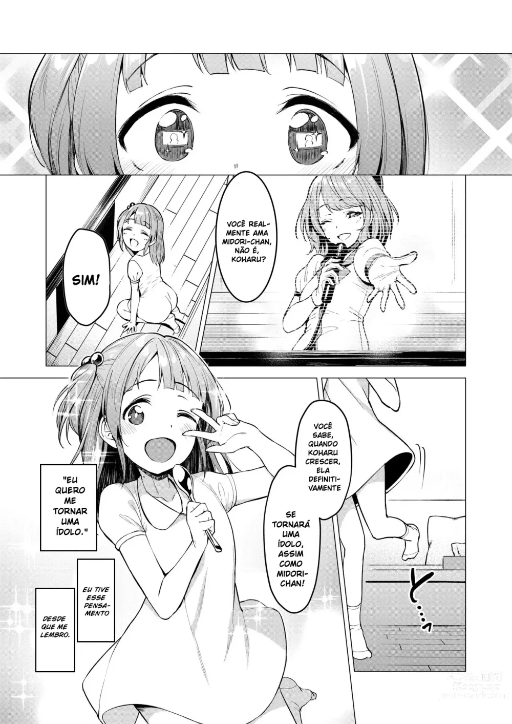 Page 4 of doujinshi Kegareboshi Aka ~Yume to Joyoku ni Yureru Idol, Shirosaki Koharu~