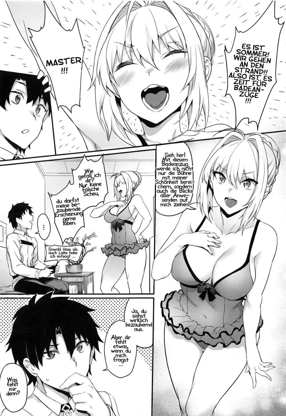 Page 2 of doujinshi Der Kaiserin neuer Badeanzug