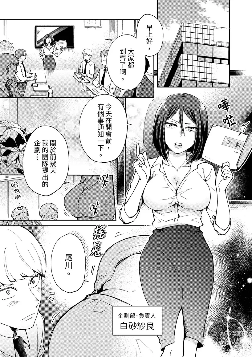 Page 3 of manga 今天也被上司逼近 Ch.1-6