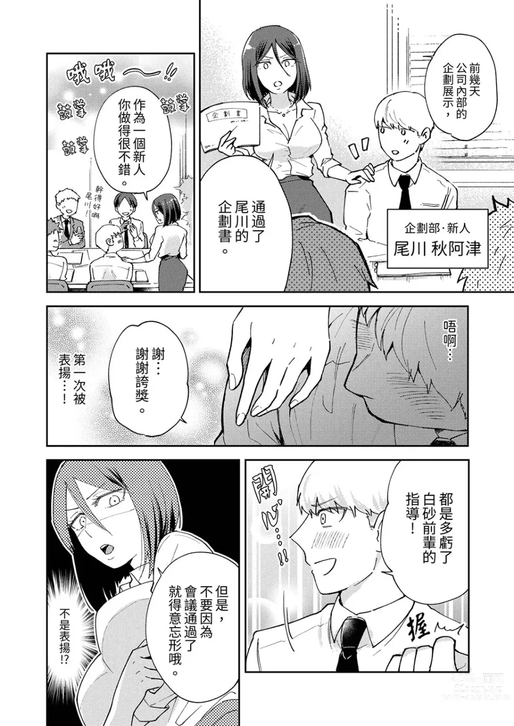 Page 4 of manga 今天也被上司逼近 Ch.1-6