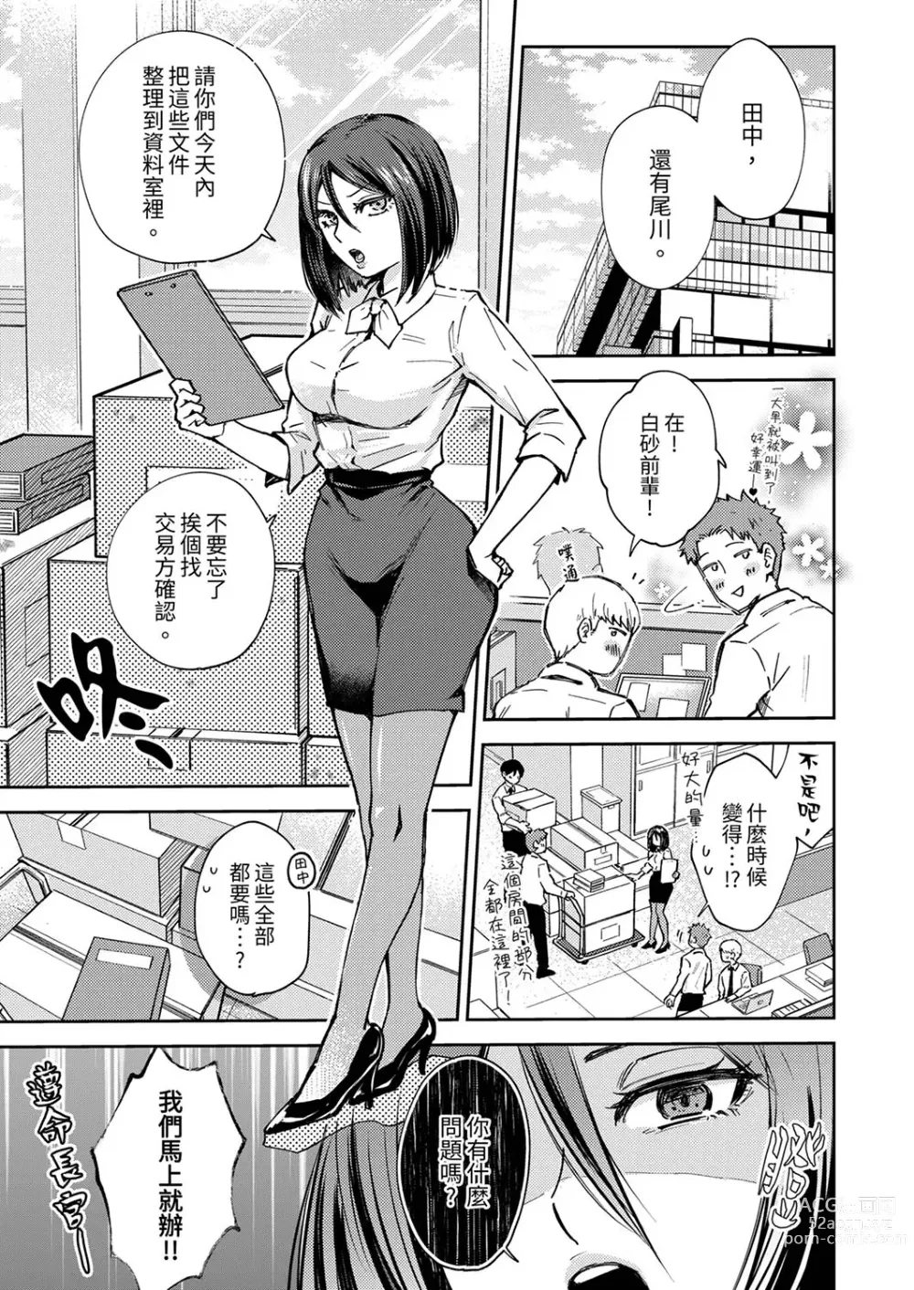 Page 57 of manga 今天也被上司逼近 Ch.1-6