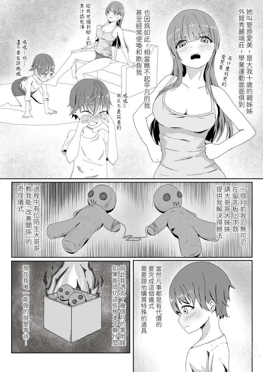 Page 2 of manga 亲密的姐弟