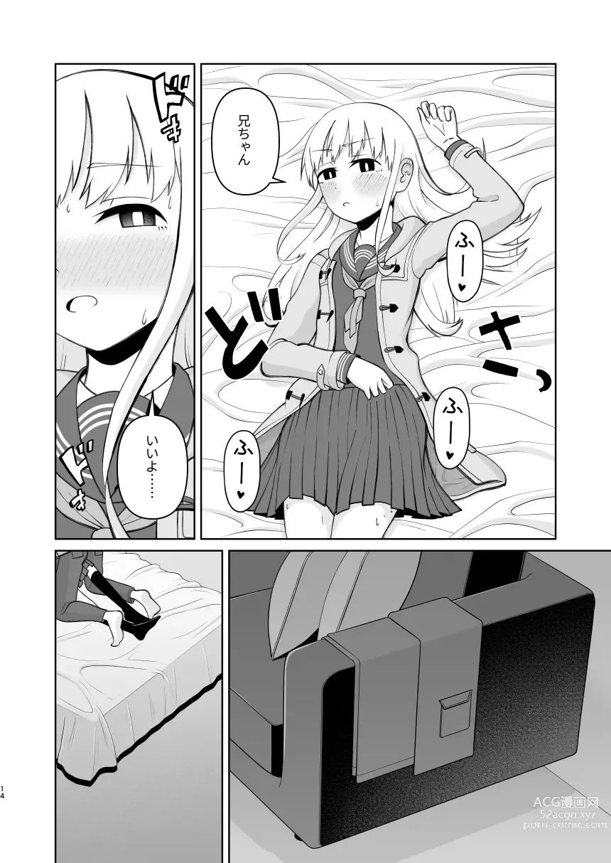 Page 14 of doujinshi Juken de Joukyou Shita Imouto to