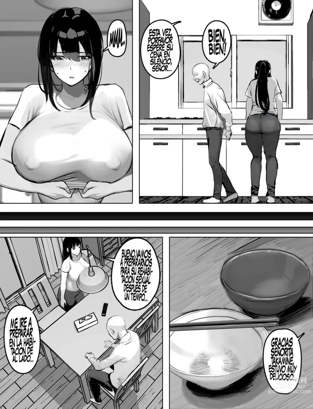 Page 15 of doujinshi Bakunyuu Home Helper no Ecchi na Houmon Kaigo - Enormes Pechos Compensan la Visita Traviesa de una Asistente