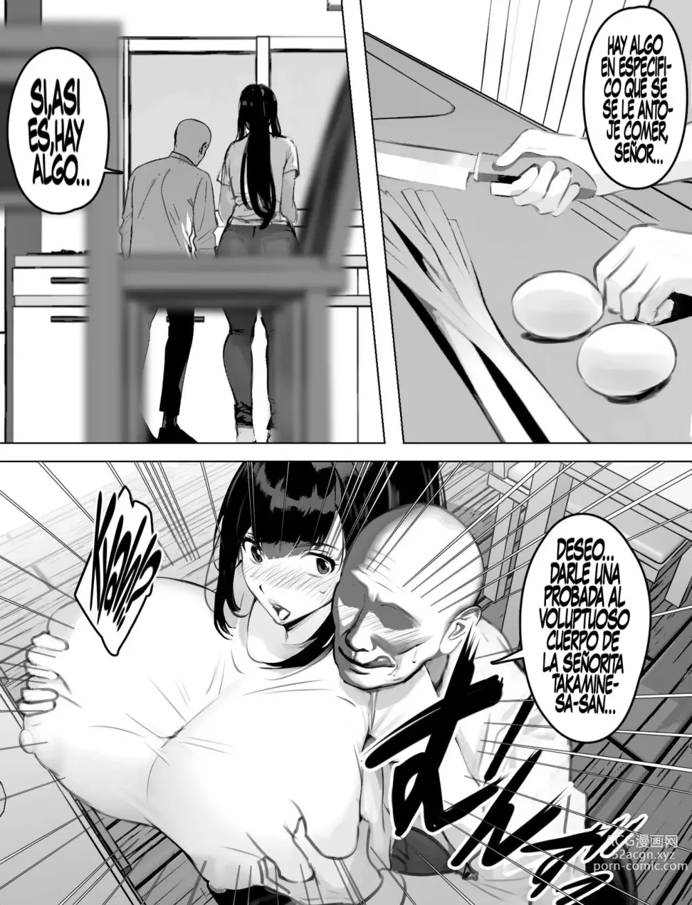 Page 5 of doujinshi Bakunyuu Home Helper no Ecchi na Houmon Kaigo - Enormes Pechos Compensan la Visita Traviesa de una Asistente